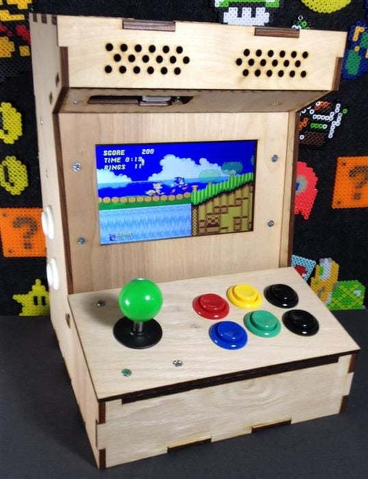 Raspberry Pi-Powered Mini Arcade Cabinet , a fun DIY project by Instructables user rbates4.