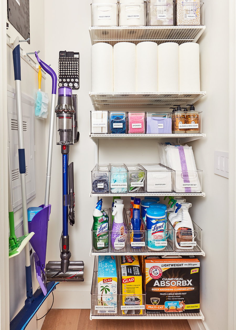 Well-organized closets and cupboards inside the real home offer ample inspiration to the average homeowner. 