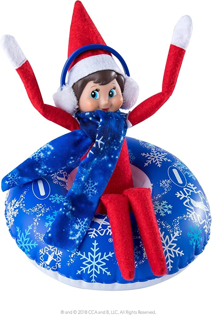 Snow tube Elf on the Shelf accessories available on Amazon. 