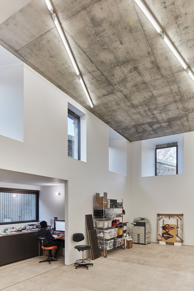 The Mole House's high ceilings give it a surprisingly spacious feel on the inside.