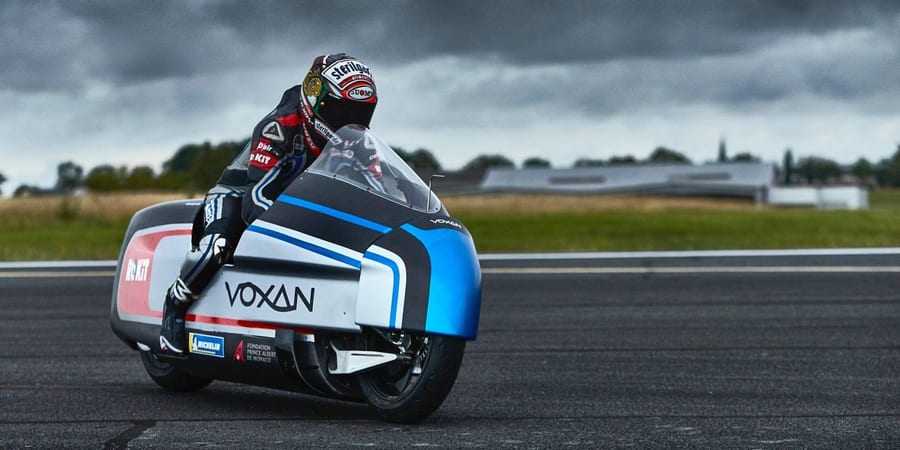 The new Voxan Wattman Dry Ice-Cooled Electric Motorcycle. 