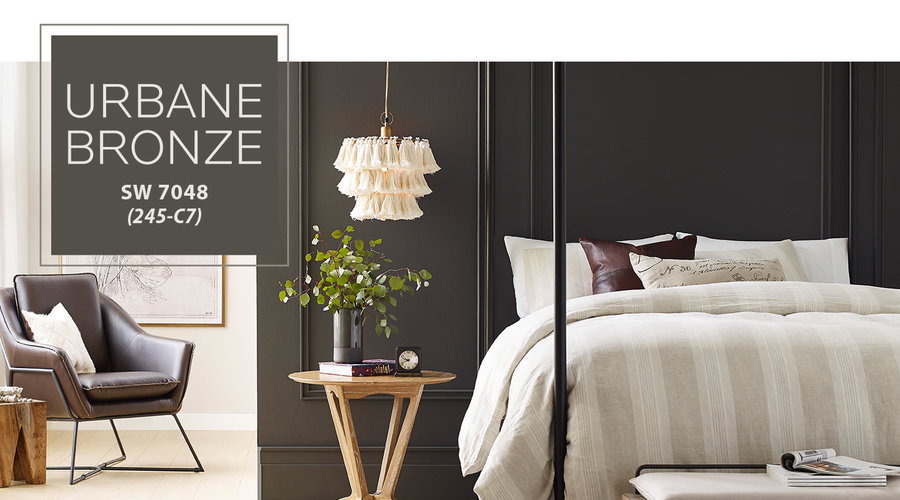 Sherwin Williams’ 2021 color of the year is Urbane Bronze