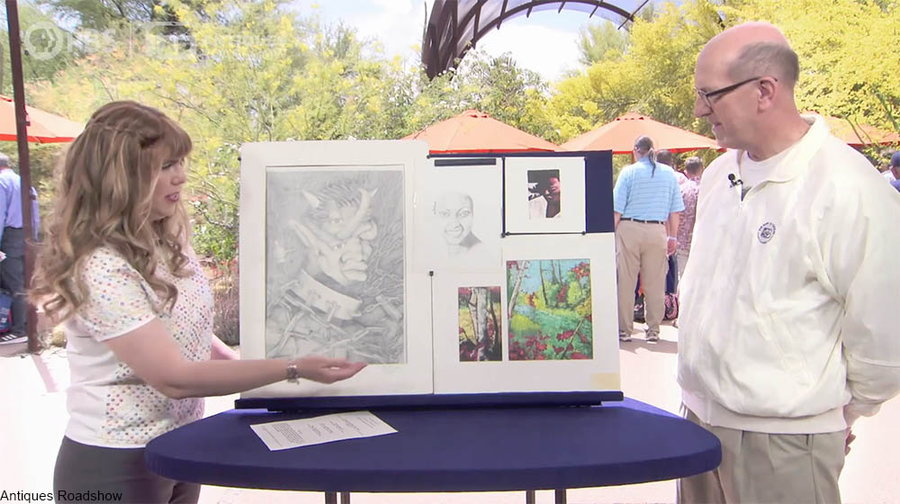 Kanye West's High School Art, as featured on PBS' 