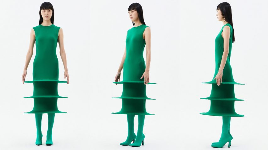 The collapsible pieces from designer Sun Woo Chang's 