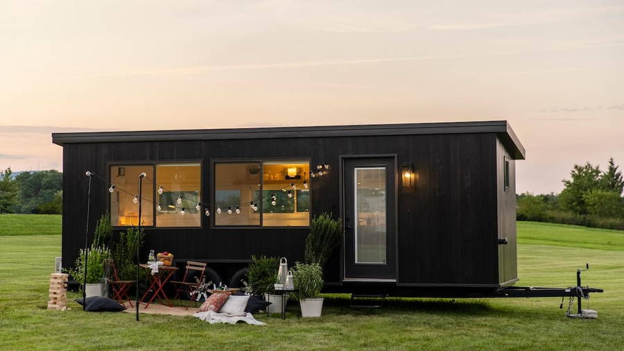 IKEA's First tiny home is a customization of Escape’s Vista Boho XL trailer.