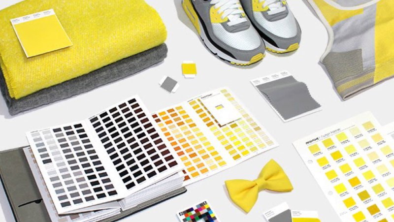 Several home decor objects and articles of clothing in Pantone's Color of the Year selections for 2021.