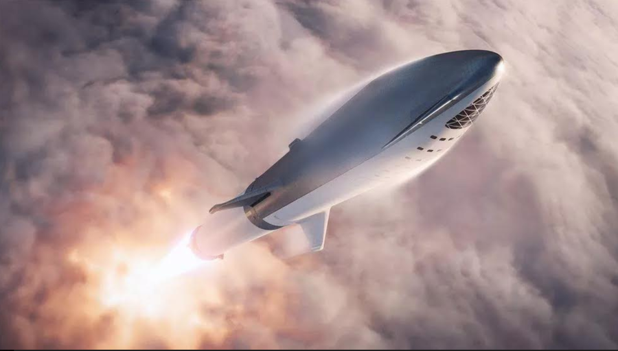 Renderings of SpaceX's highly advanced Starship.