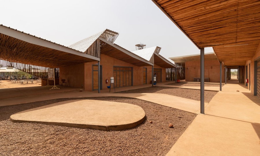The Burkina Institute of Technology by Francis Kéré (2020).