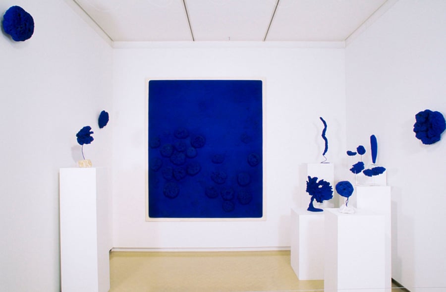 Yves Klein’s posthumous “Propositions Monochromes” exhibition.