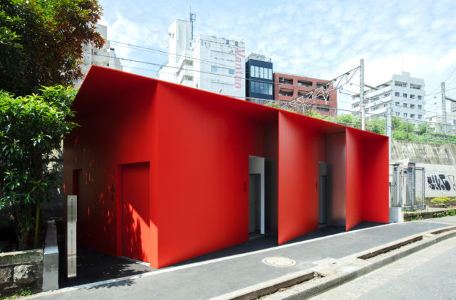 Imaginative public restrooms by Nao Tamura, designed as part of Japan's Tokyo Toilet Project.  