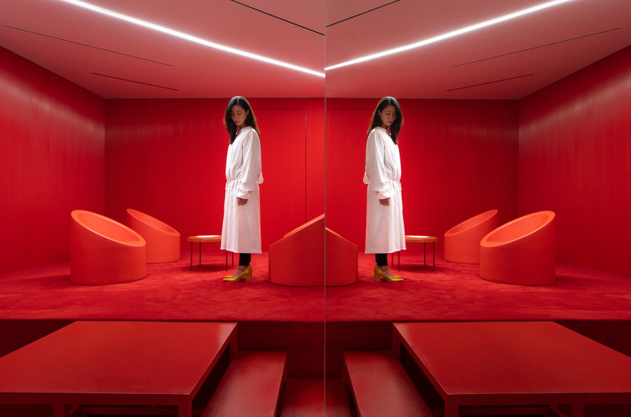 The surreal Impress dental clinic in Valencia, Spain draws design inspo from an unlikely place: David Lynch's surreal 