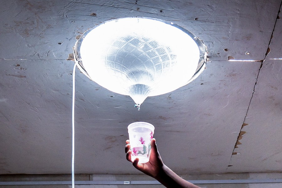 Henry Glogau's water-purifying skylight, a finalist for the Lexus Design Award 2021.