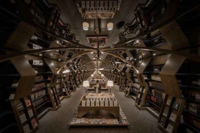 Zhongshuge Minhang is just one of many surreal bookstore designs from Chinese firm X+Living.  