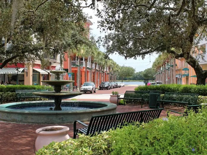 Celebration, Florida, an existing community developed by Disney in the 1990s.