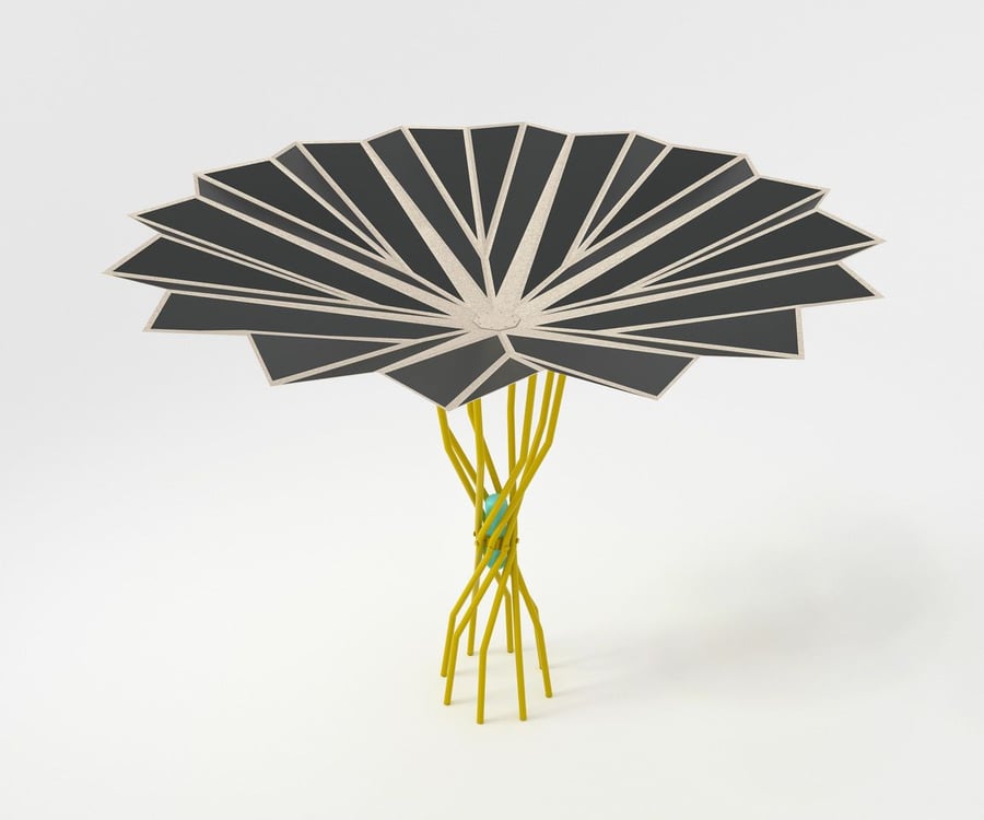 Sammontana's Sustainable Solar Beach Umbrellas 