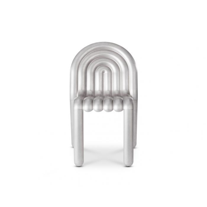 Tom Dixon's aluminum HYDRO Chair