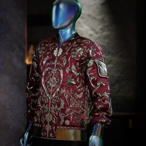 Velvet Impossible Jacket featured in Dolce & Gabbana's digital Genesis Collection.