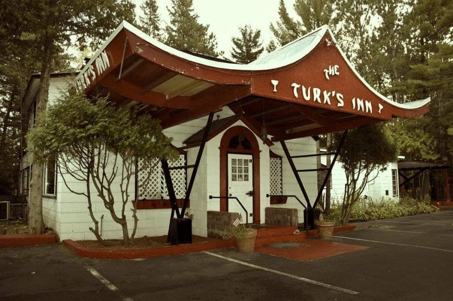 The original Turk's Inn supper club in Hayward, Wisconsin.