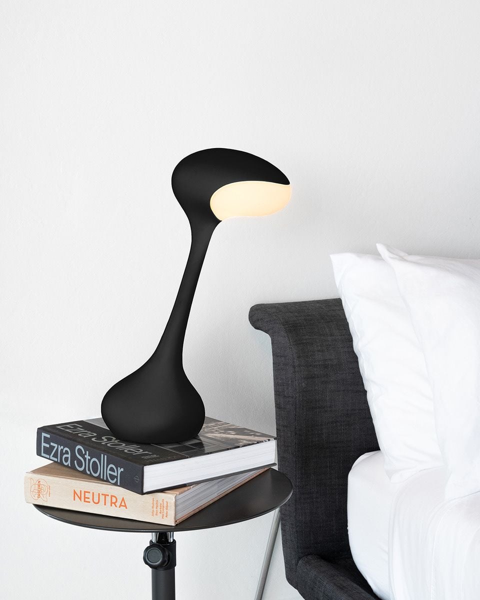 Bedside lamp featured in Karim Rashid's new 