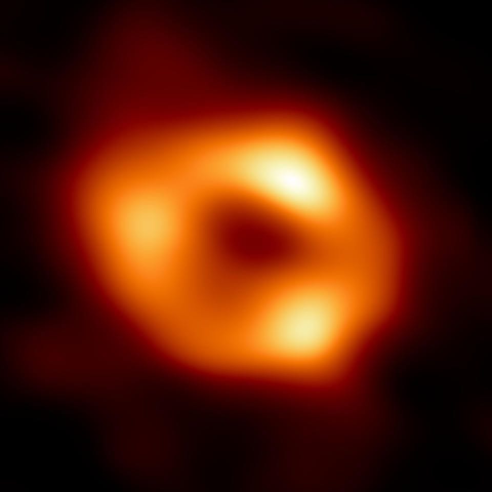 Photo of a supermassive black hole