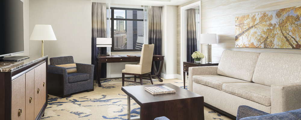 The Ritz-Carlton, Denver offers the city's largest guestrooms and almost 50 spacious suites.