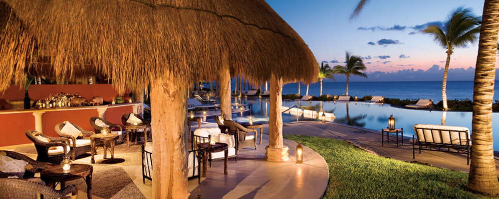 The Hippos Pool Bar located poolside with stunning ocean views.