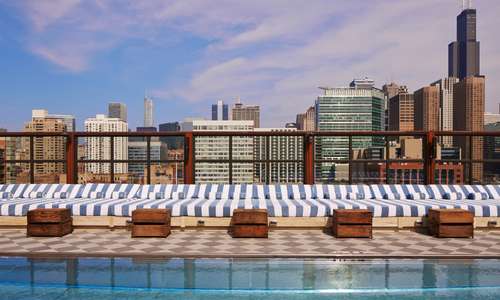 Soho House Chicago rooftop pool Soho House Chicago rooftop pool