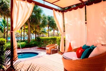 Private luxury cabanas