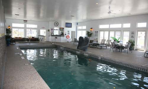 Indoor Heated Pool, Hot Tub, Sauna, Steam Room, Weight Room and more!