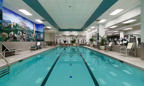 Saltwater lap pool located in the Balance Gym. Complimentary for hotel guests.