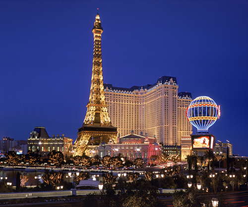 Eiffel Tower from Pool - Picture of Paris Las Vegas, Paradise