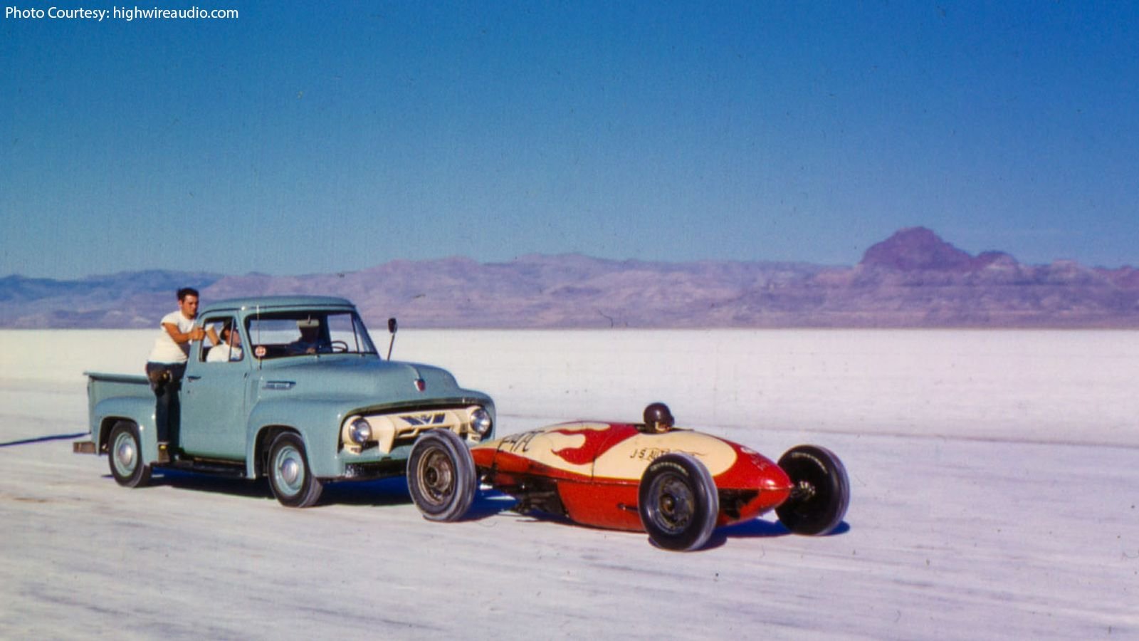 Ford Push Trucks of the Bonneville Salt Flats Fordtrucks