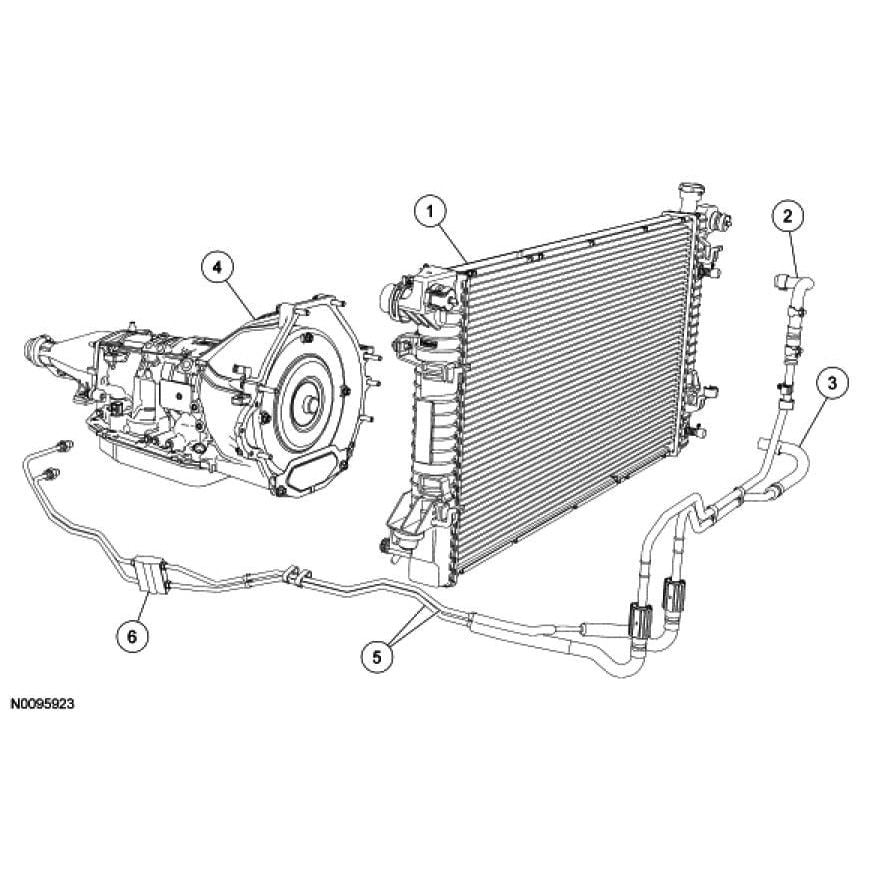2004 Ford F150 Transmission Cooling Line Diagram