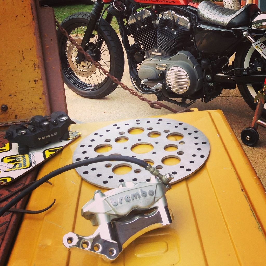 Harley Davidson Sportster Brake Modifications Hdforums
