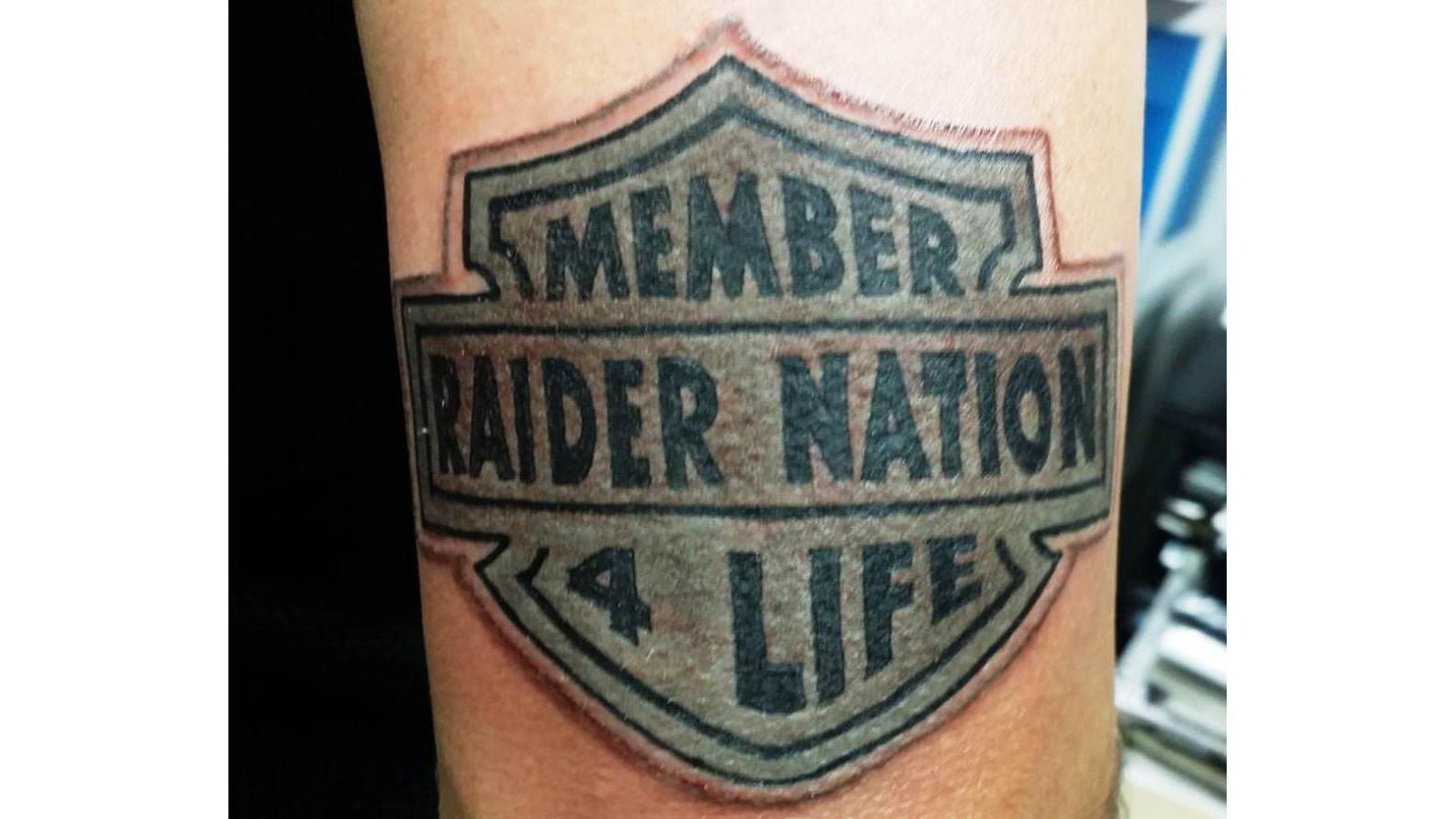 Harley-Davidson skull and shield tattoo | #rideon #harley #ChopperExchange  #bikerornot #barandshield | Harley tattoos, Harley davidson tattoos, Biker  tattoos