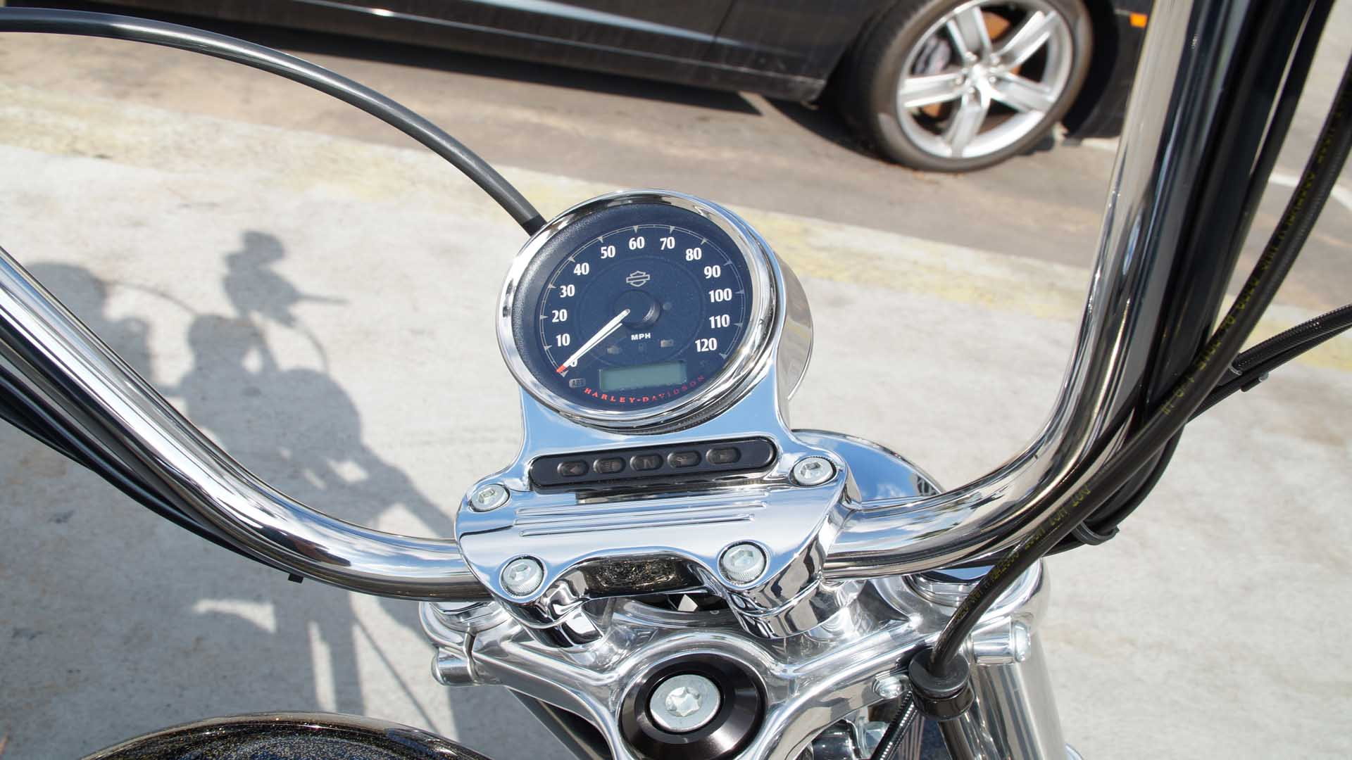 PLSUS Motorcycle Side Mount Speedometer Relocation Bracket For Harley Sportster XL 883 1200 Black