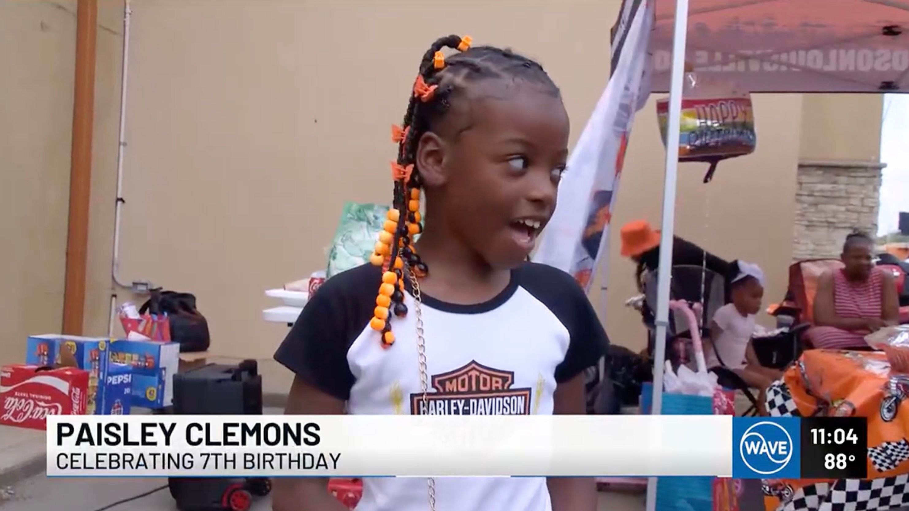 HarleyDavidson Dealer Throws Party for SevenYearOld Megafan Hdforums