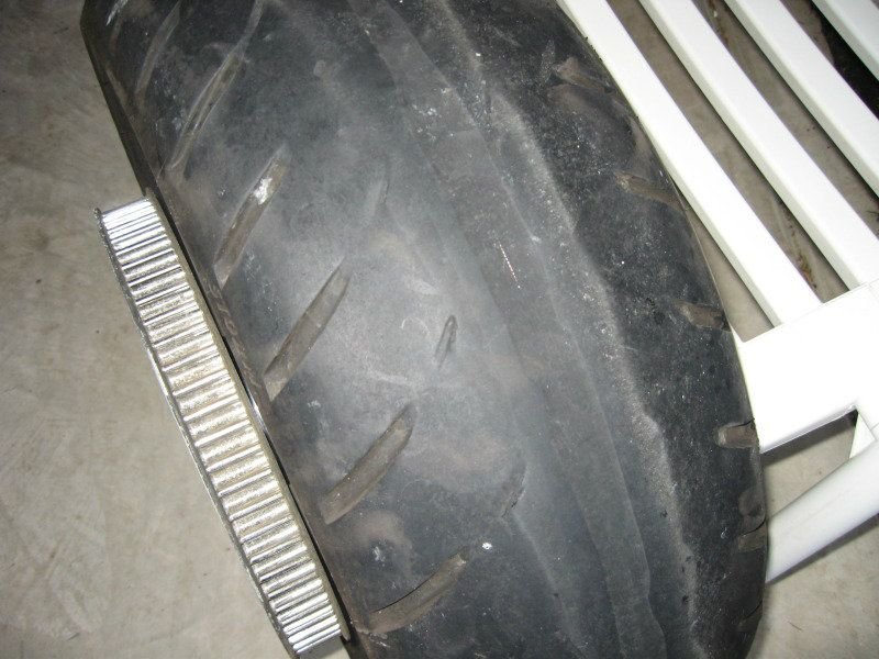 worn tire