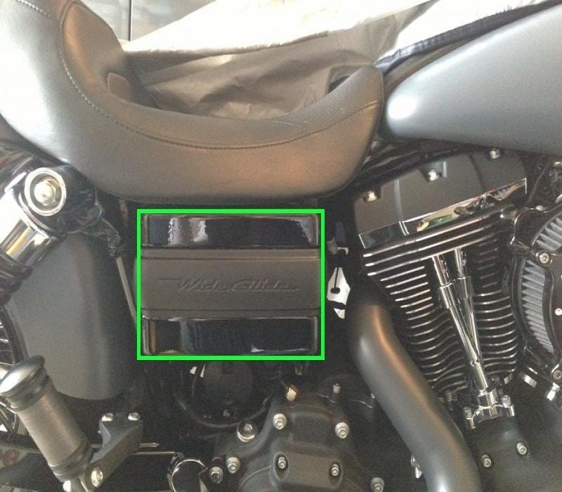 Harley Davidson Softail battery location