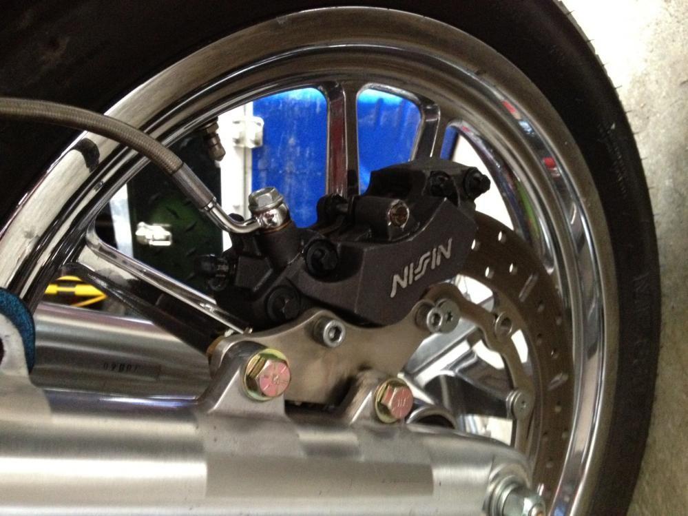 sportster hardtail rear brake