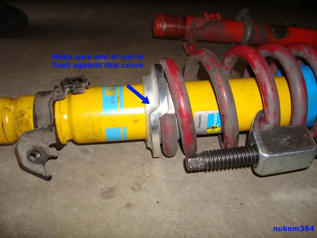 Honda Accord install new front shock assembly