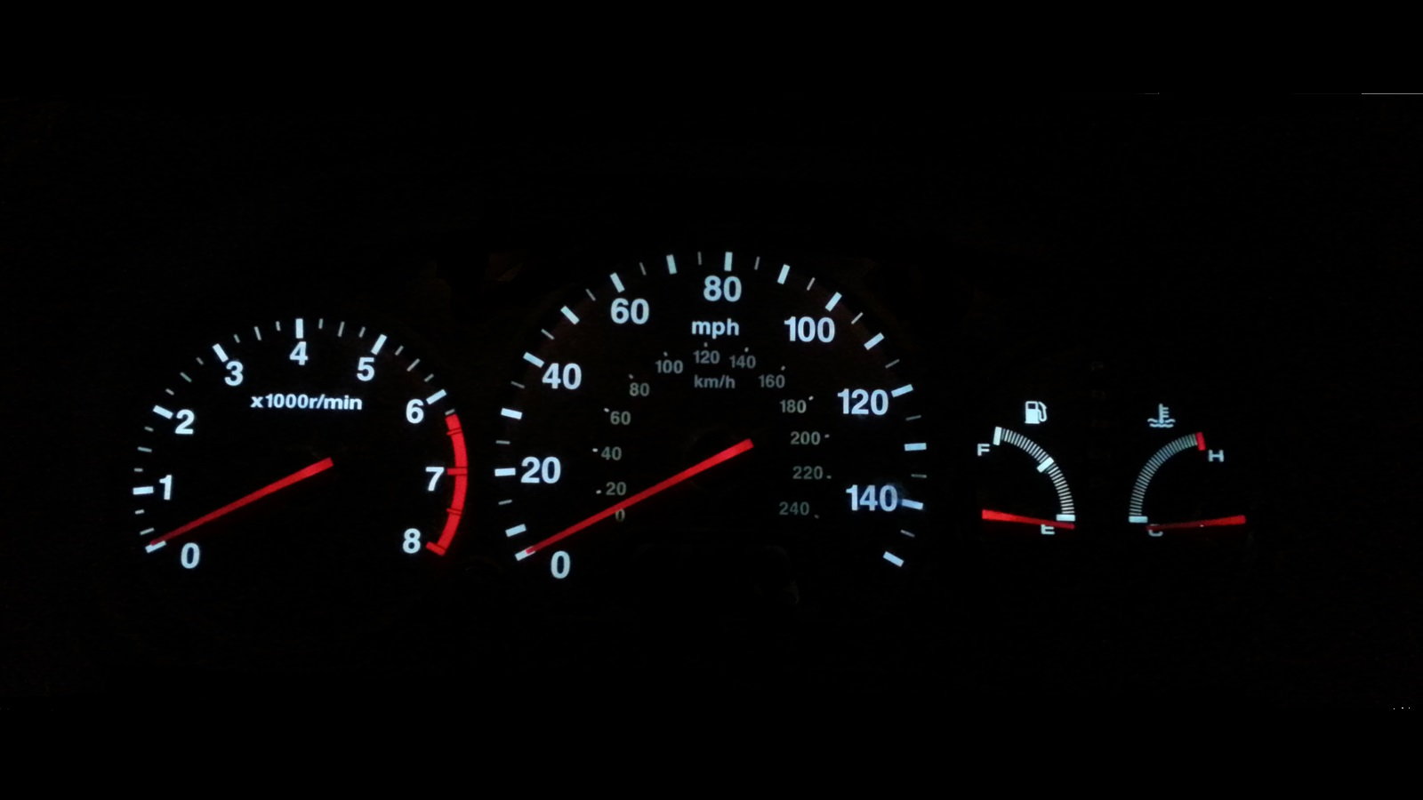 1997 honda accord speedometer and odometer not working