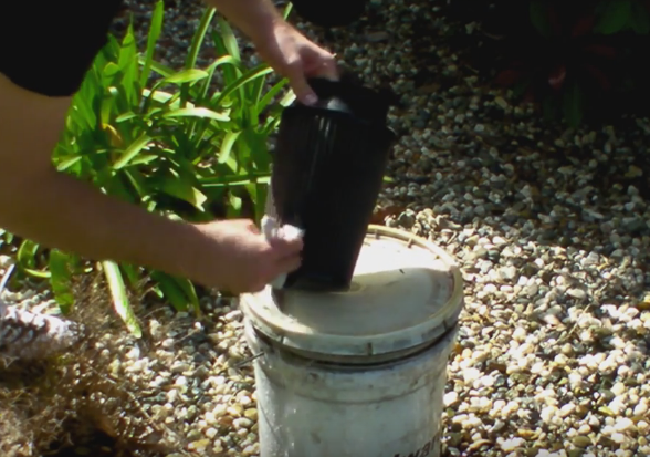 Cleaning air filter