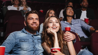 couple on a movie date