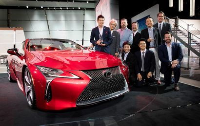 2017 Lexus LC 500 at the 2016 North American International Auto Show