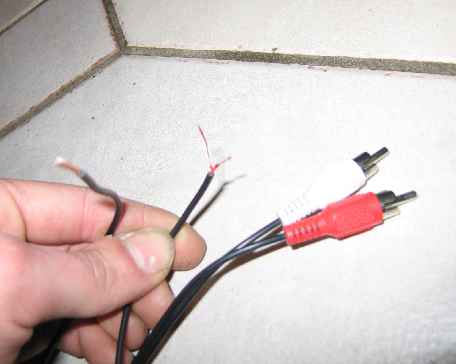 Installing subwoofer, wires