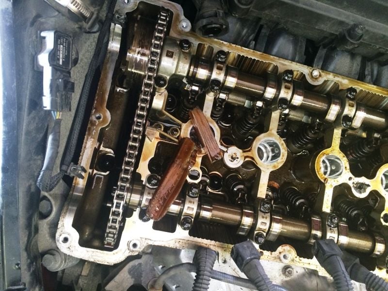 Faulty timing tensioners can lead to issues, and ultimately complete engine failure