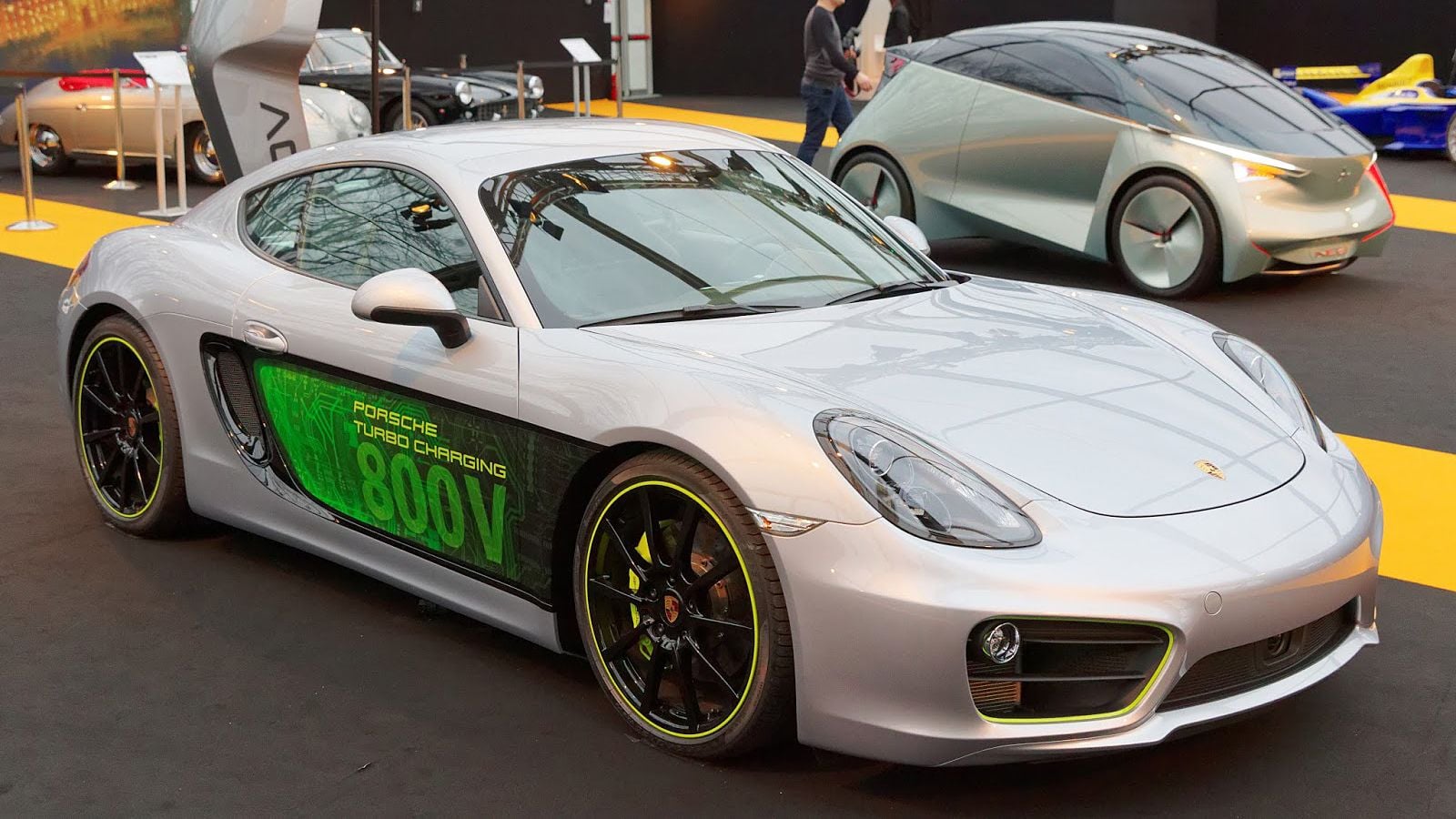 Daily Slideshow Electric Cayman Defies Petrolheads By Doing 062 in 3.