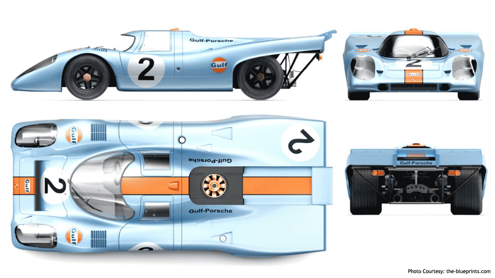 Porsche 917 Blueprint
