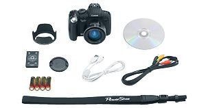 Canon PowerShot SX1 IS kit contents